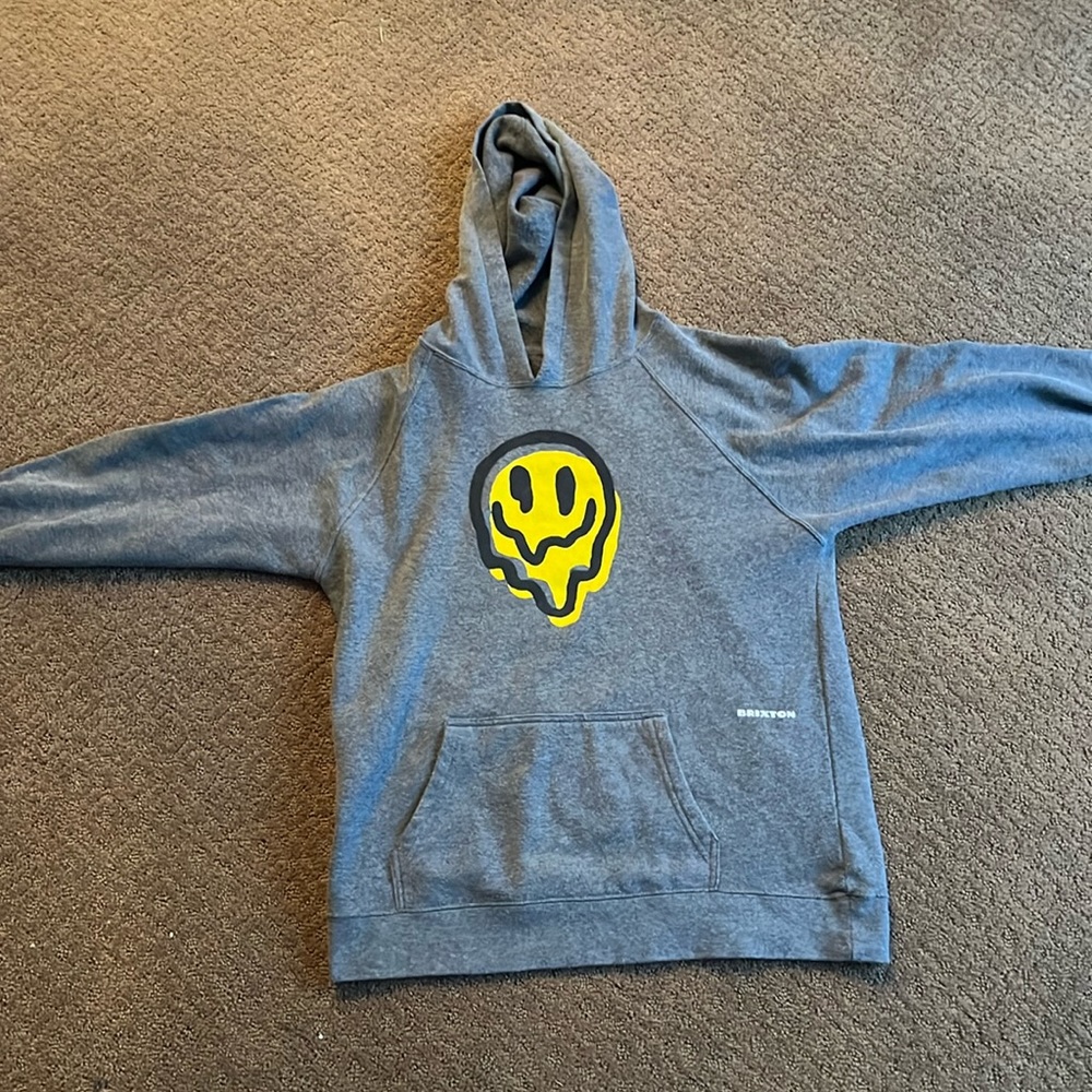 Brixton smiley face hoodie